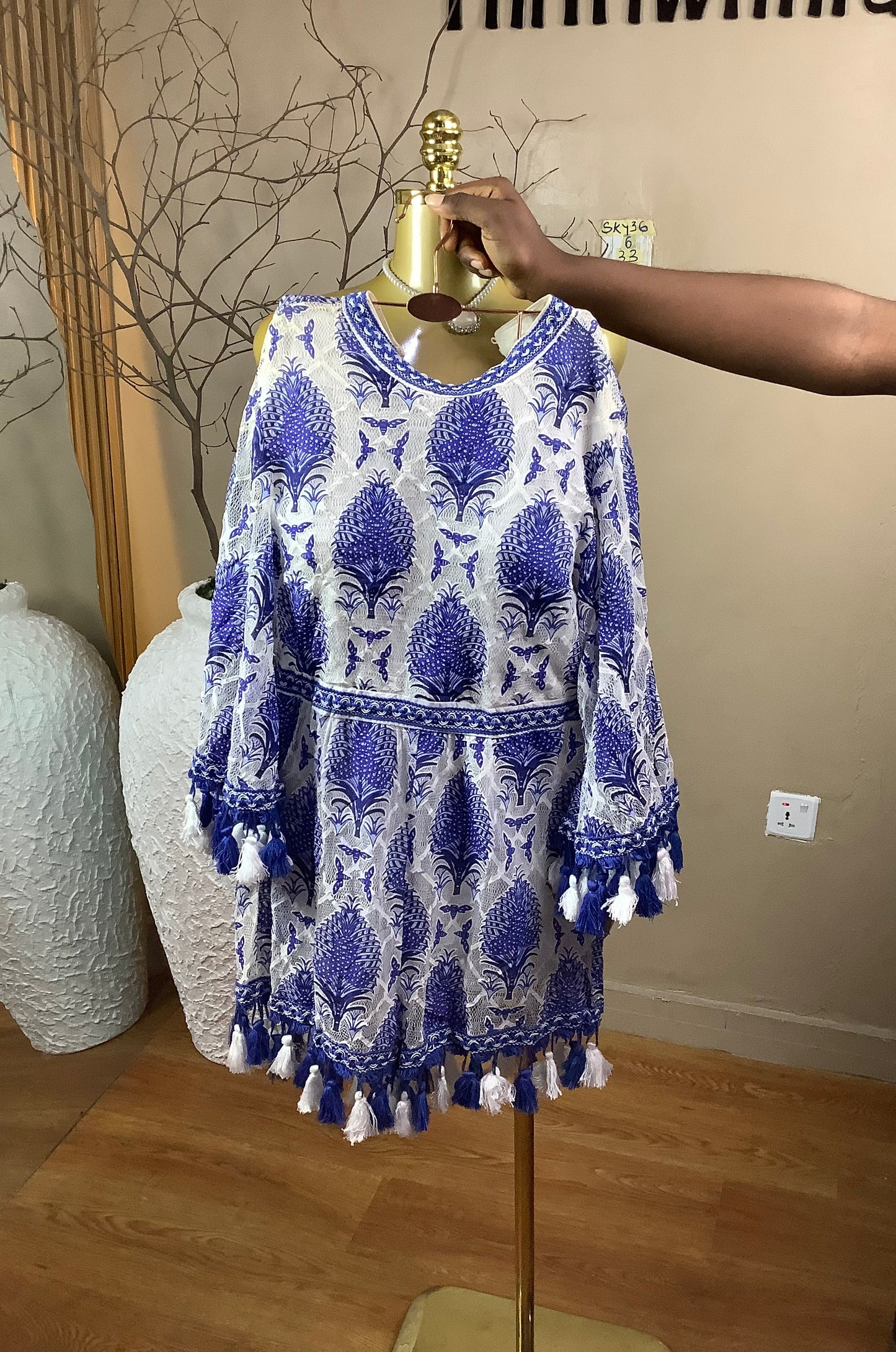SIZE6 SKY36 Length33(Playsuit)