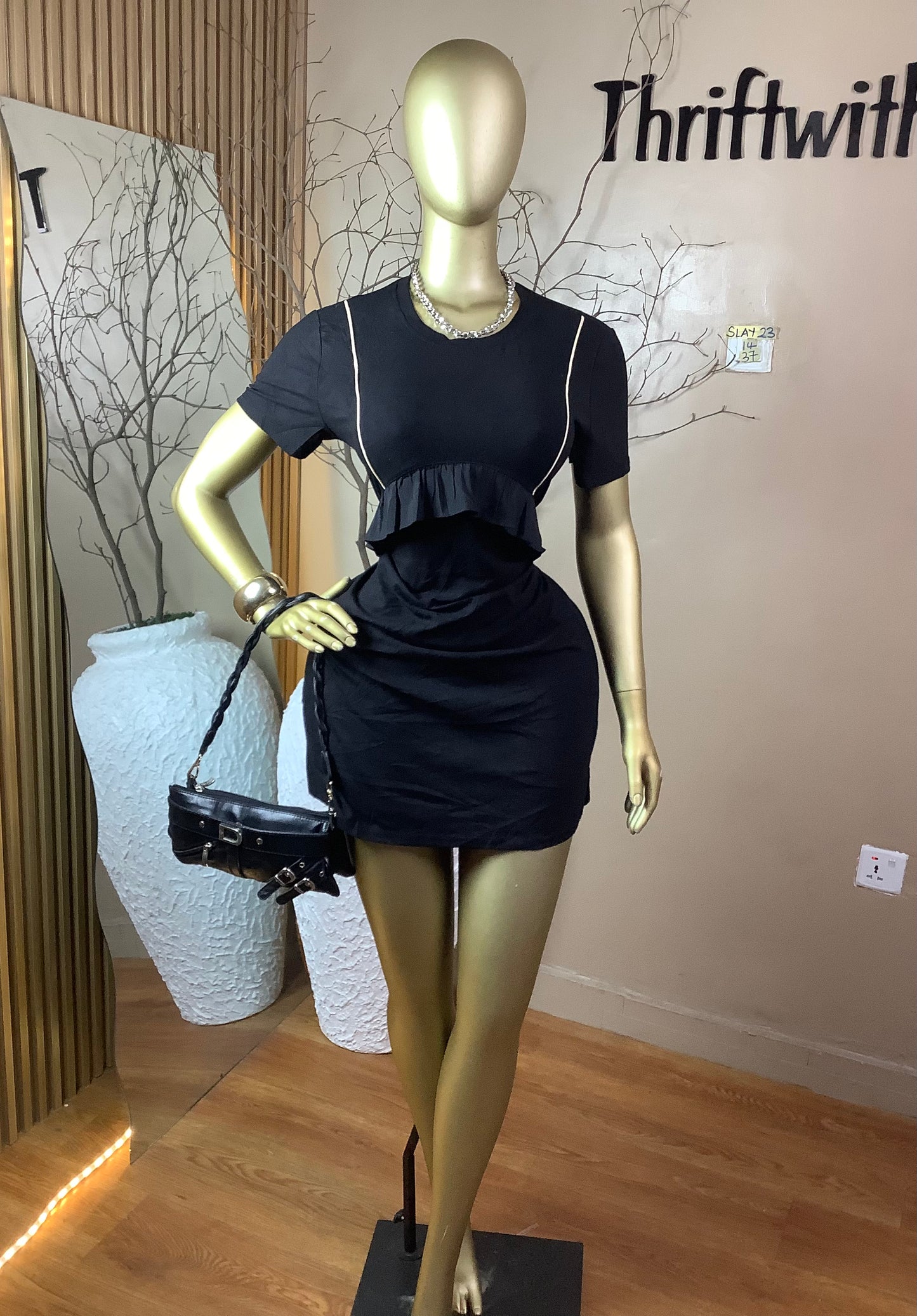 SIZE14 Slay23 Length37(Black)