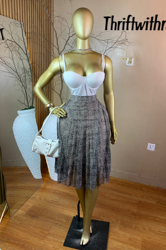 SIZE10 MSH39 MESH SKIRT ONLY Length29
