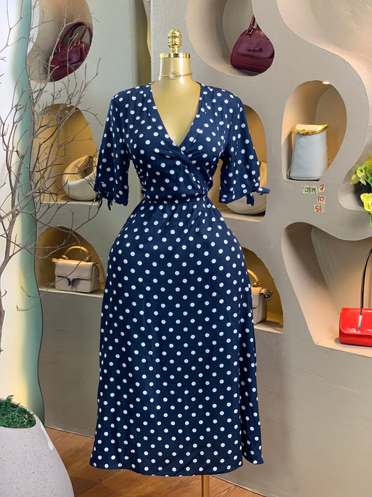 OYIN7 SIZE10 Polka dot DRESS Length51