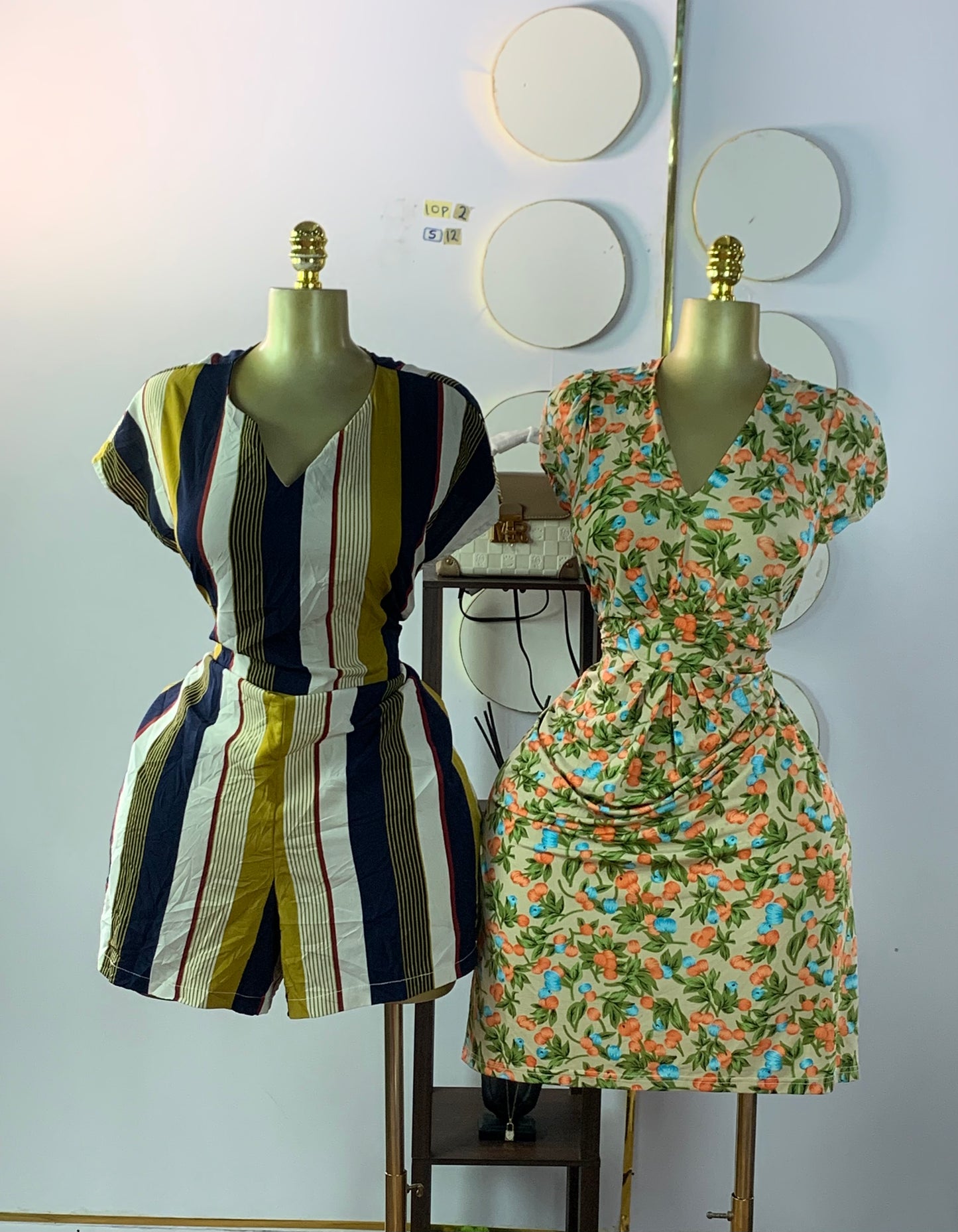 SIZE12 10P2B (Green Floral)