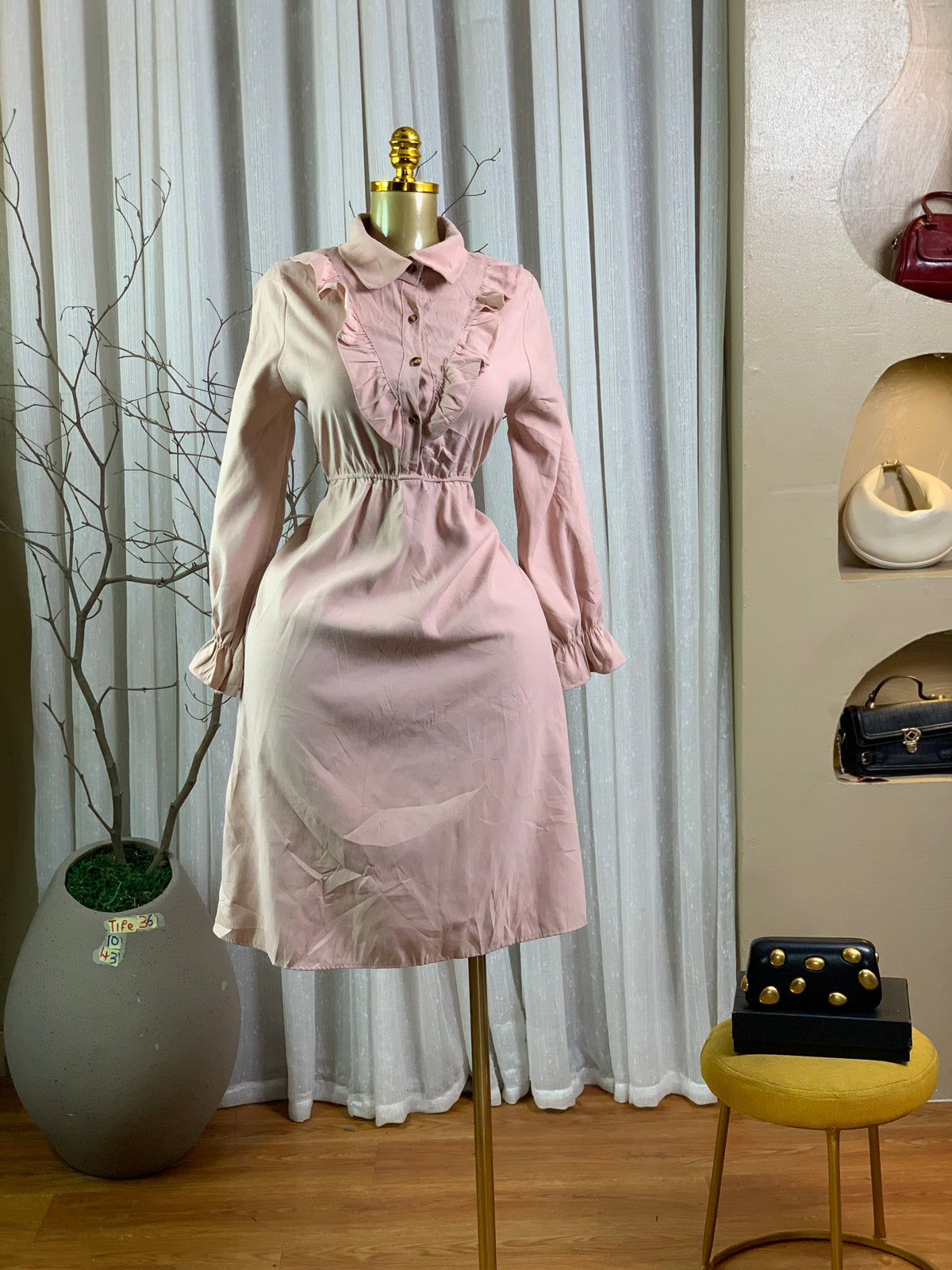 TIFE36 SIZE10 DRESS Length43