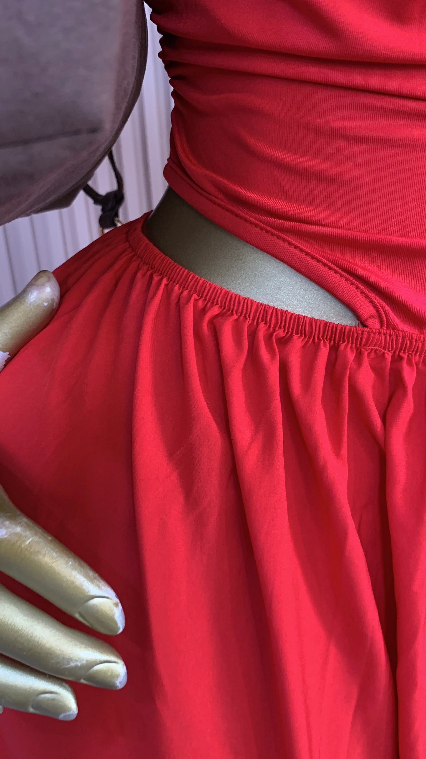 SIZE10 RAYY14 Length60 Brand new red dress