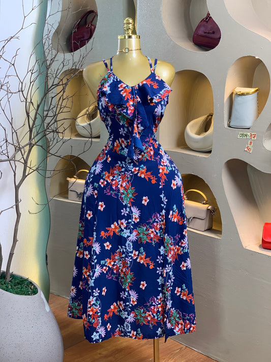 OYIN37 SIZE8 Floral DRESS Length50