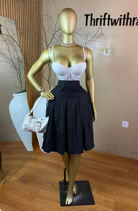 SIZE10 MSH82 BLACK SKIRT ONLY