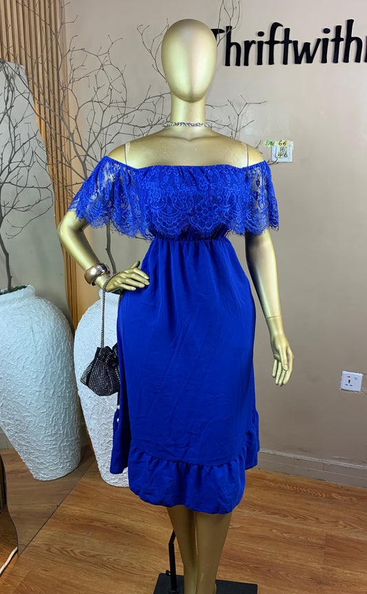 SIZE16 BABE66 Length46(blue)