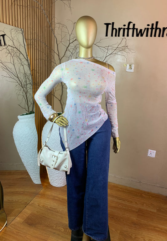 SIZE8 GIRL16 MESH TOP ONLY