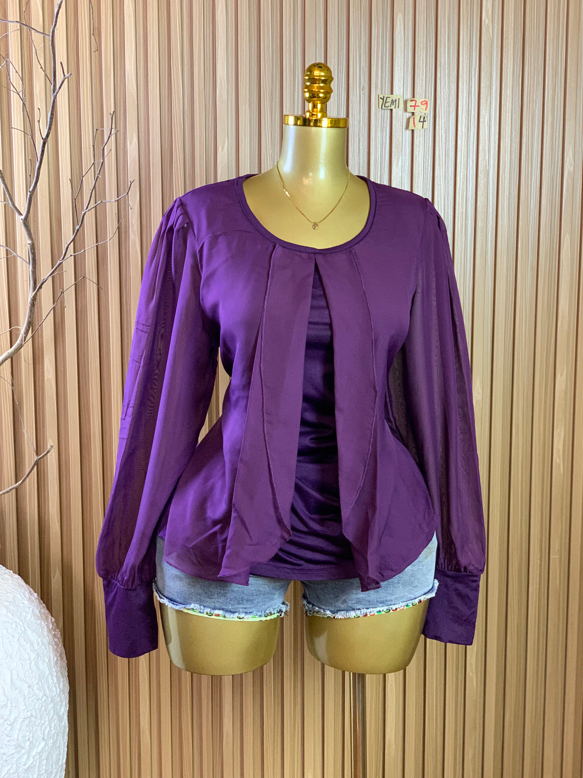 YEMI79 SIZE14(Purple top)