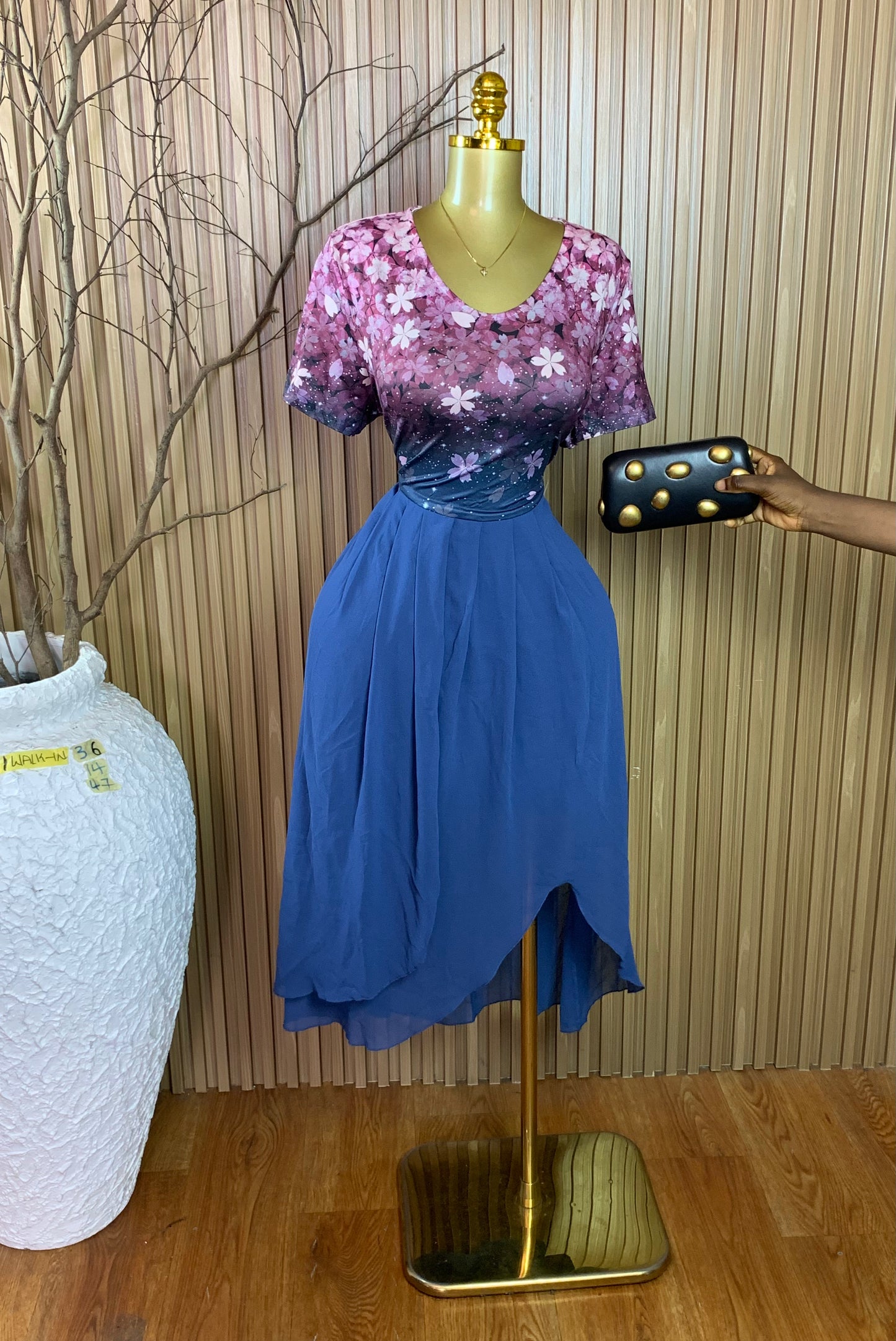 1WALK-IN36 SIZE14 Length47 Dress
