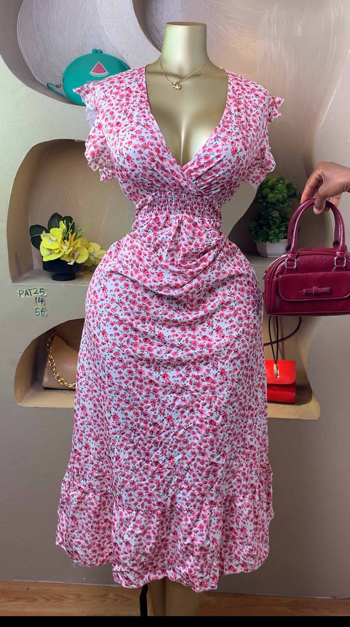 SIZE16 PAT25 Length56 (floral)