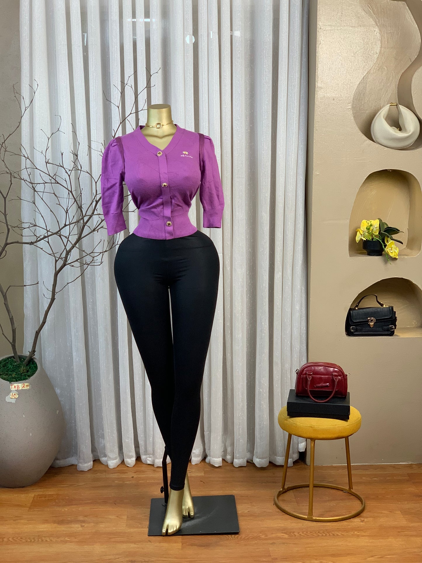 TAB21 SIZE10 Purple TOP