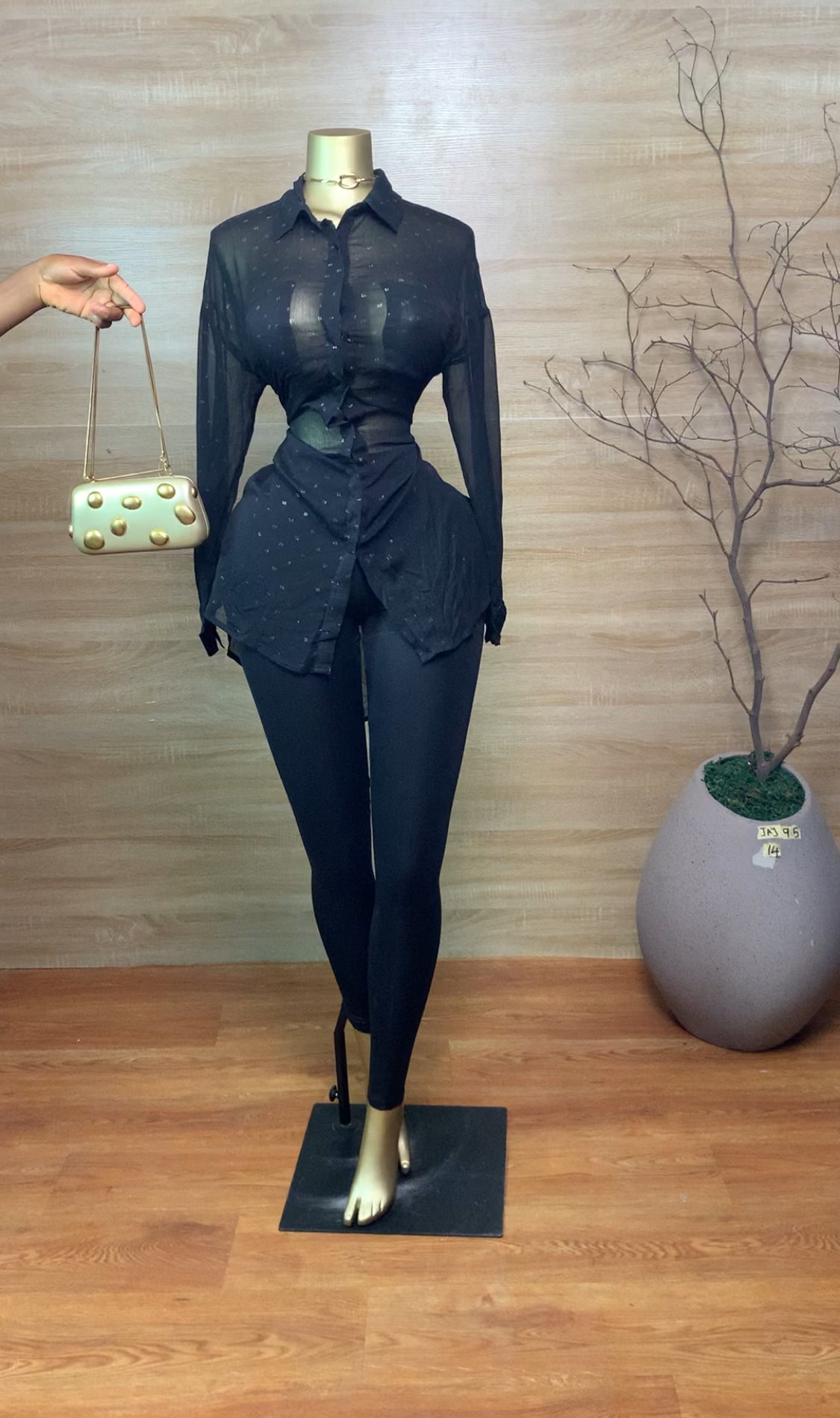 SIZE14 JAY95 Black Top