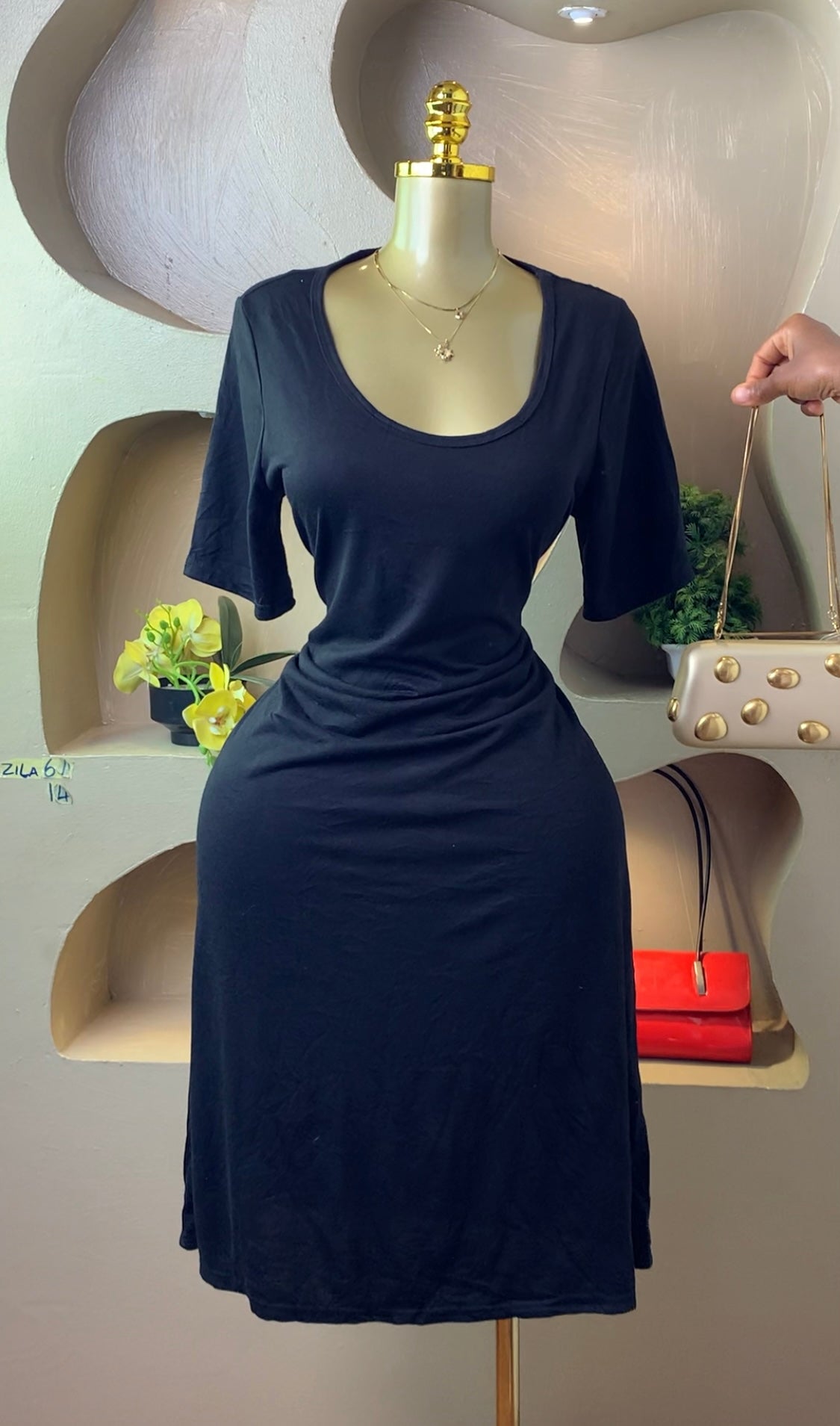 ZILA61 BLACK DRESS SIZE14