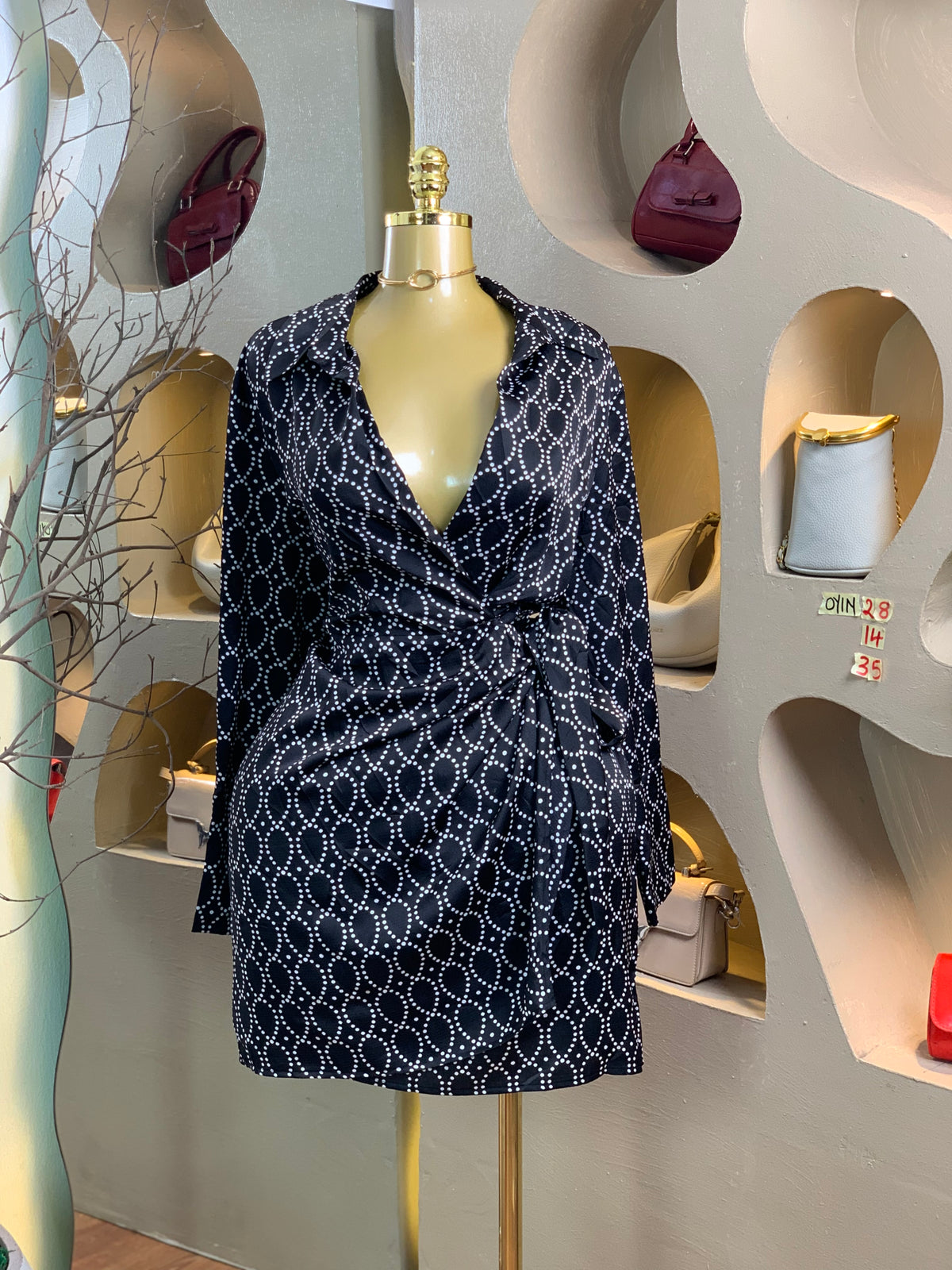 OYIN28 SIZE16 DRESS Length35