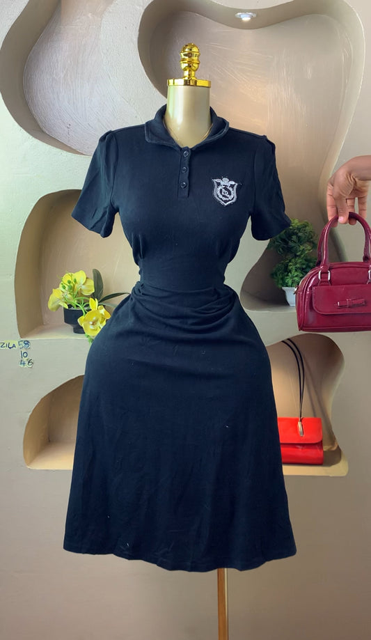 ZILA58 BLACK DRESS SIZE10 Length46