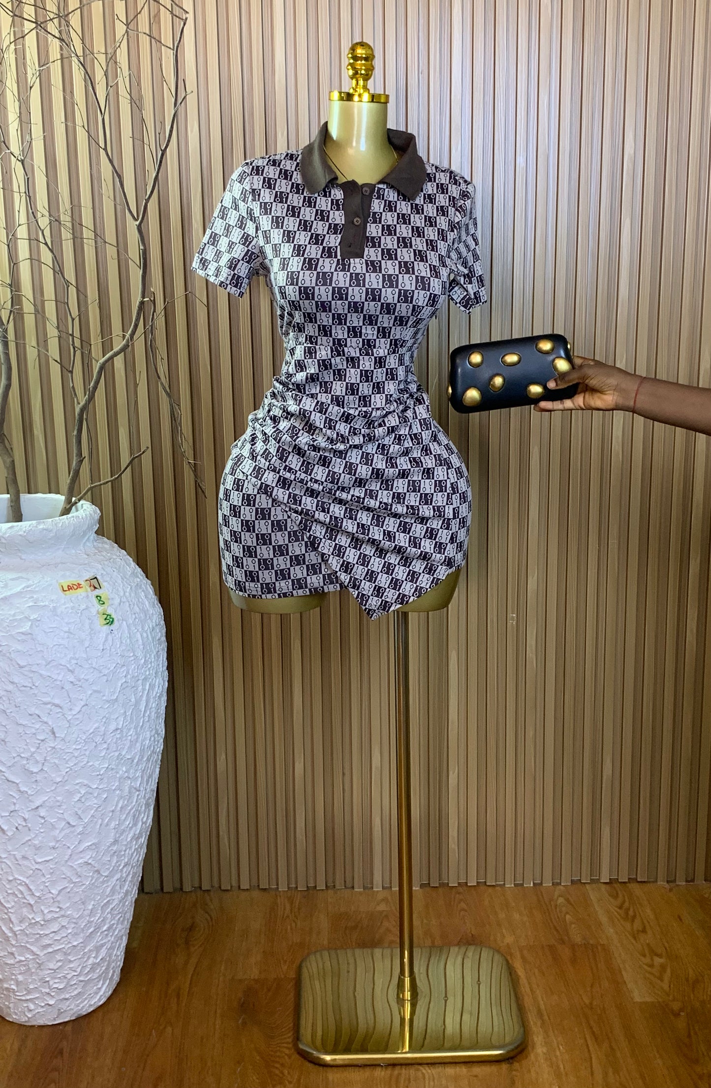 LADE37 SIZE8 Length33 dress
