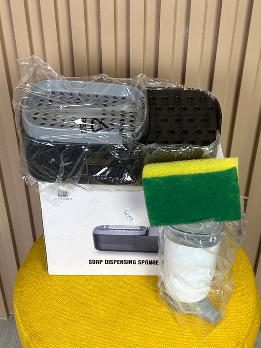 SOAP DISPENSING SPONGE HOLDER