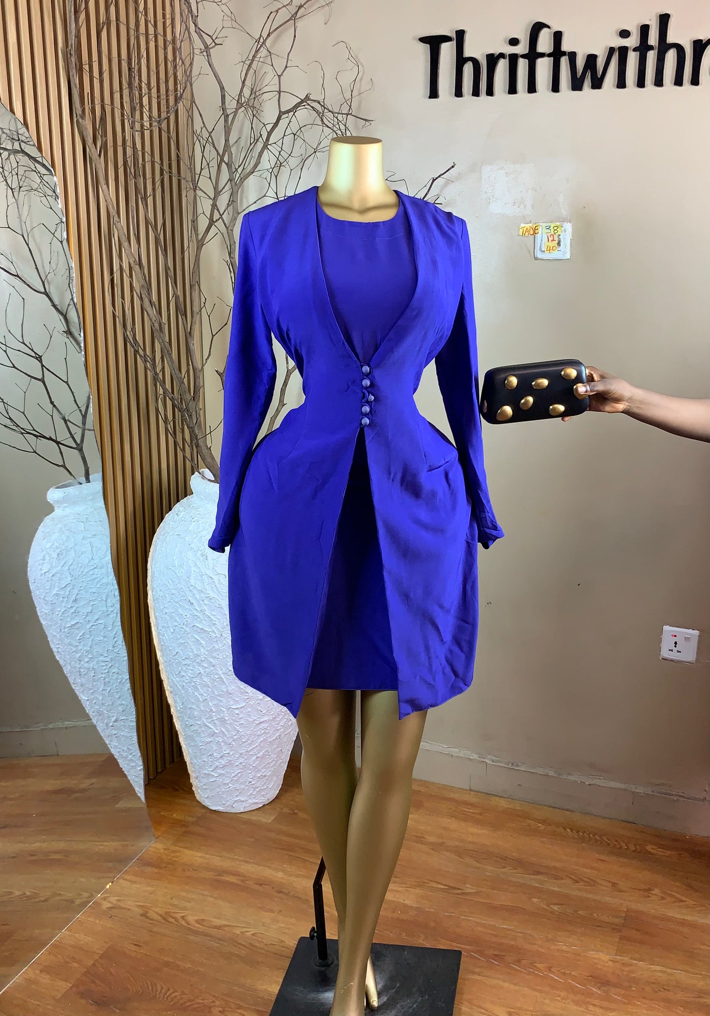TADE38 SIZE12 Length40 Corporate dress