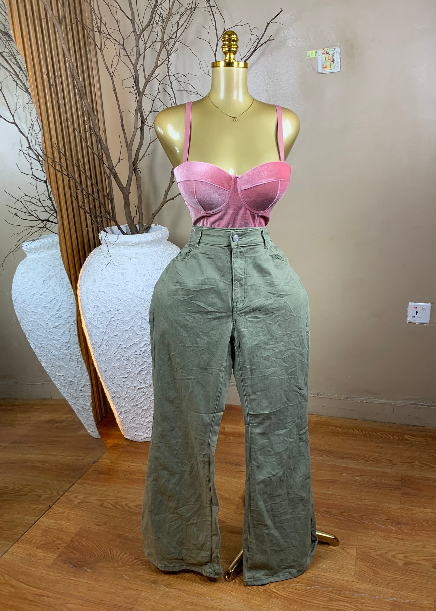 2Baggy Jean26 SIZE14 Length41 (Wide leg)
