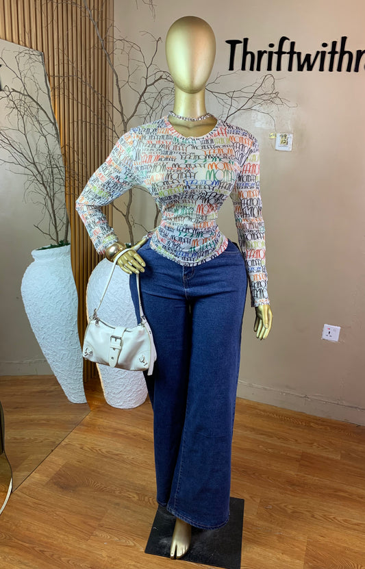 SIZE12 GIRL79 MESH TOP ONLY