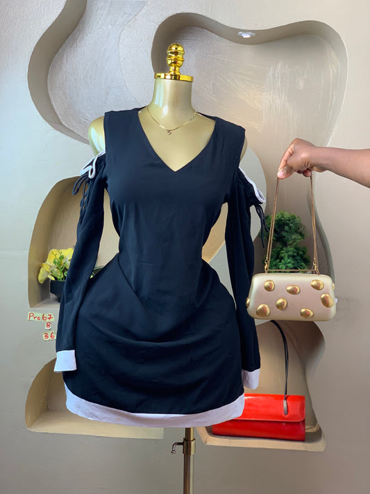 PRO67 SIZE8 Black DRESS Length36