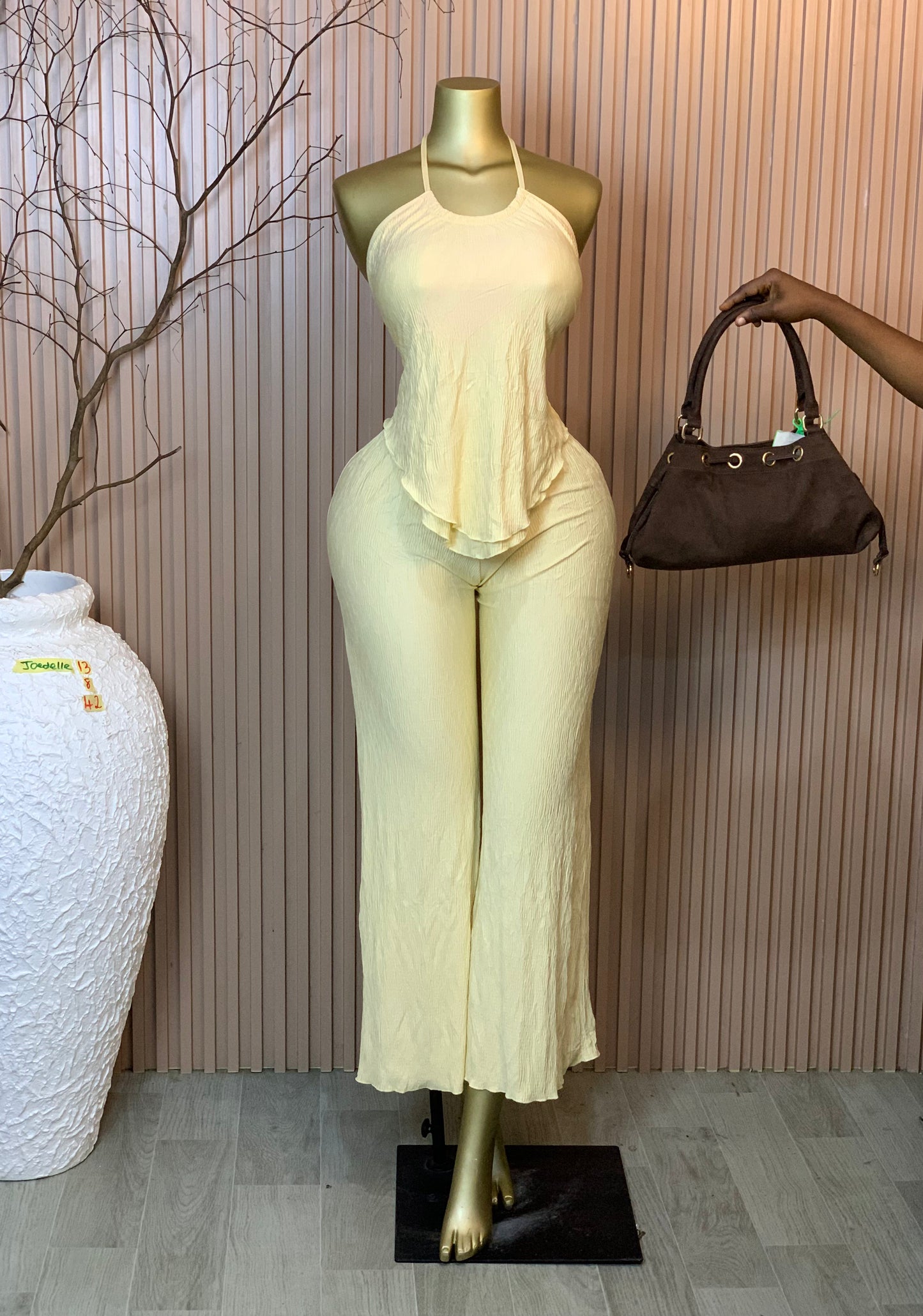 Joedelle13 SIZE8 Length42 Brand new two piece set (Little stain)