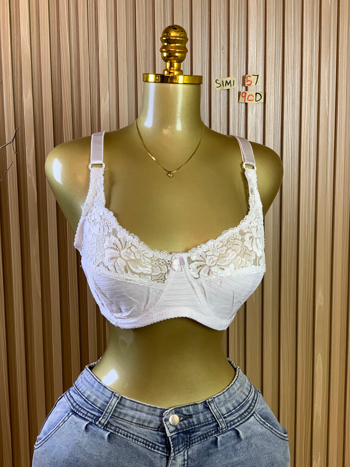 SIMI57 SIZE90D(White bra only)