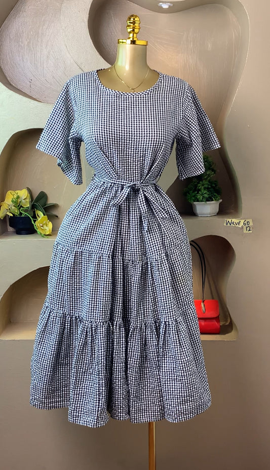WAVE60 BLACK&WHITE DRESS SIZE12