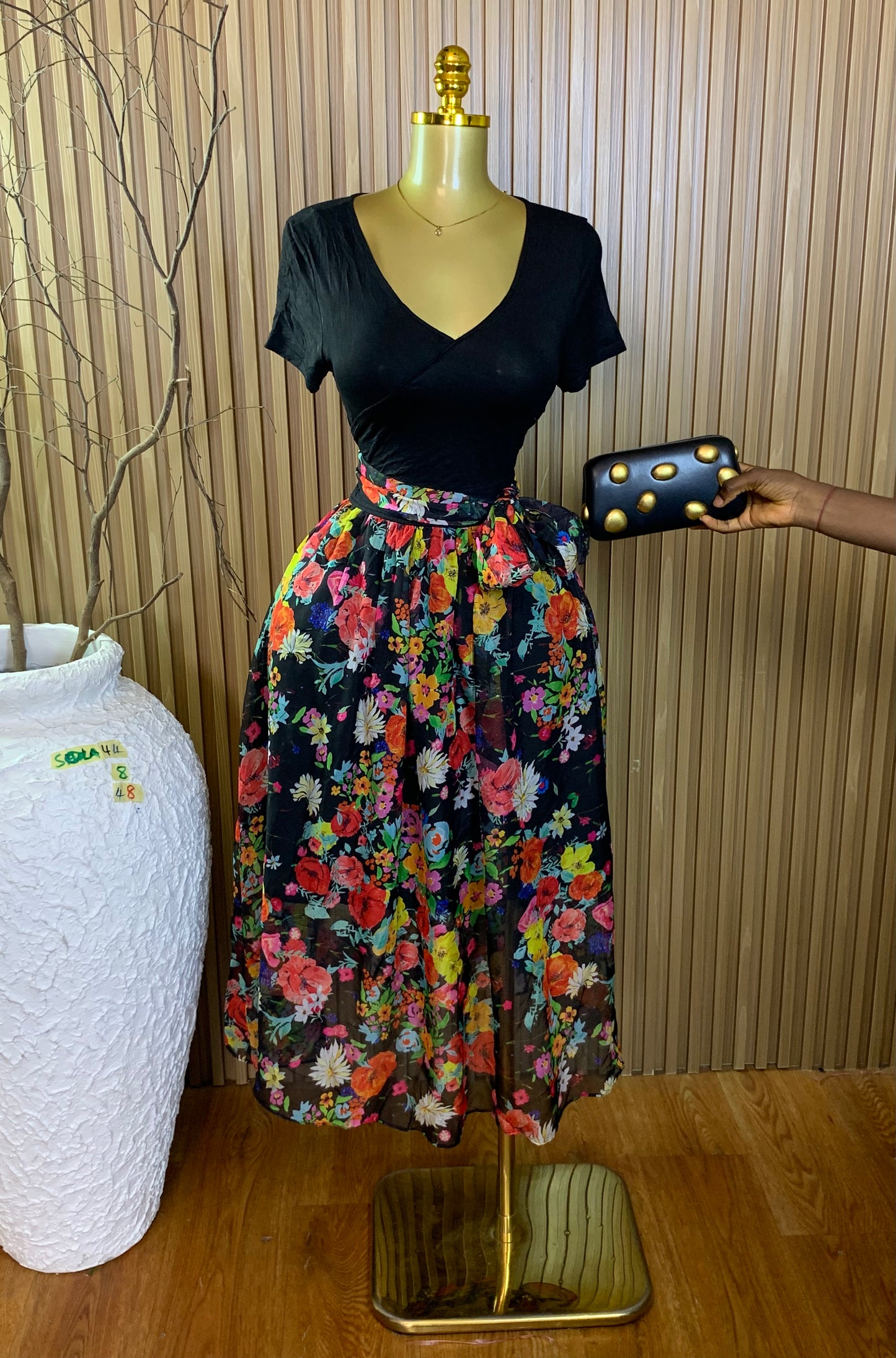 SOLA44 SIZE8/10 Length48 dress