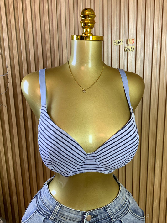 SIMI13 SIZE34D(White&blue bra only)