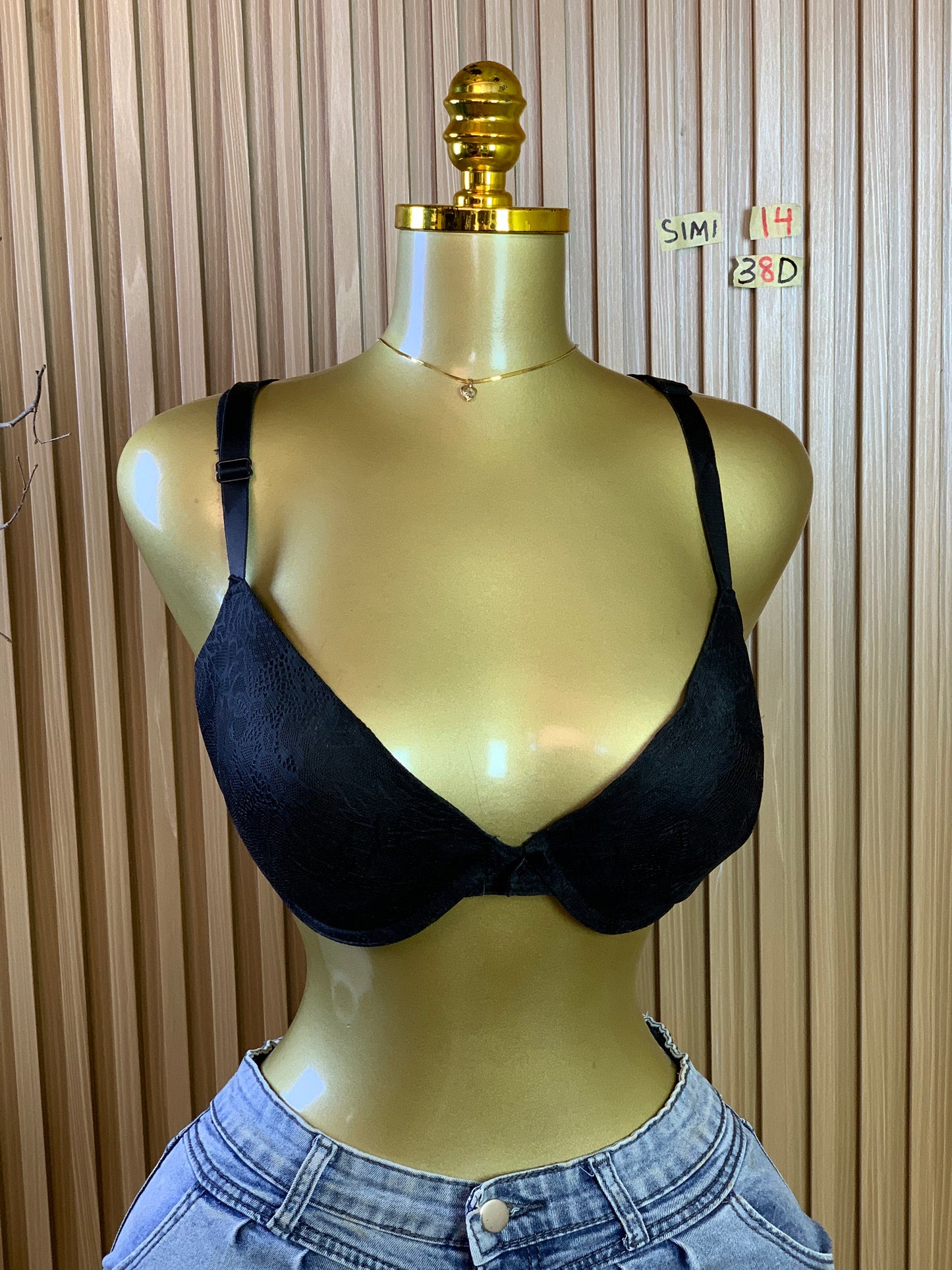 SIMI14 SIZE38D(Black bra only)
