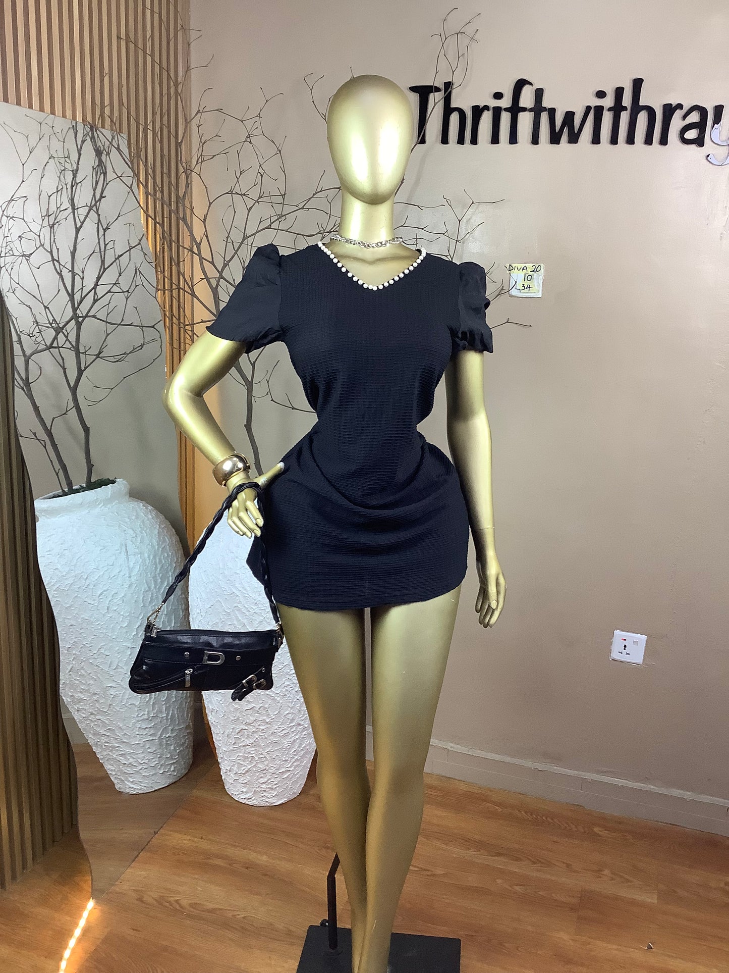 SIZE10 Diva20 Length34(Free dress)(black)