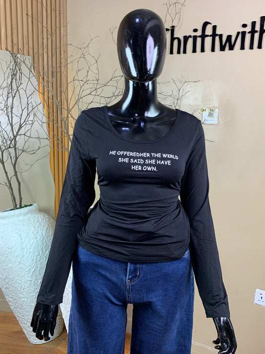 SIZE10 LOVE35(black)(Top only)