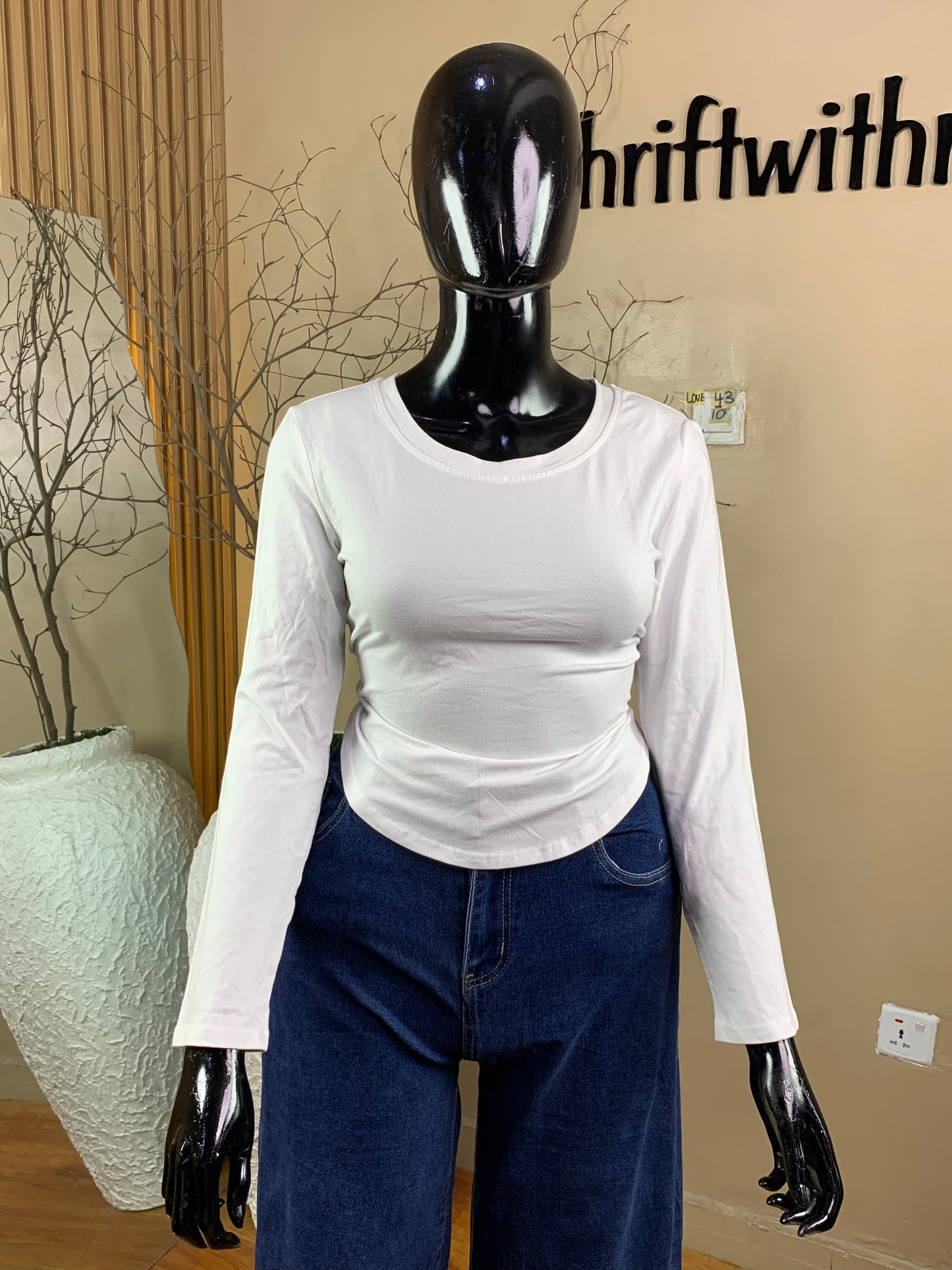 SIZE10 LOVE43(white)(Top only)