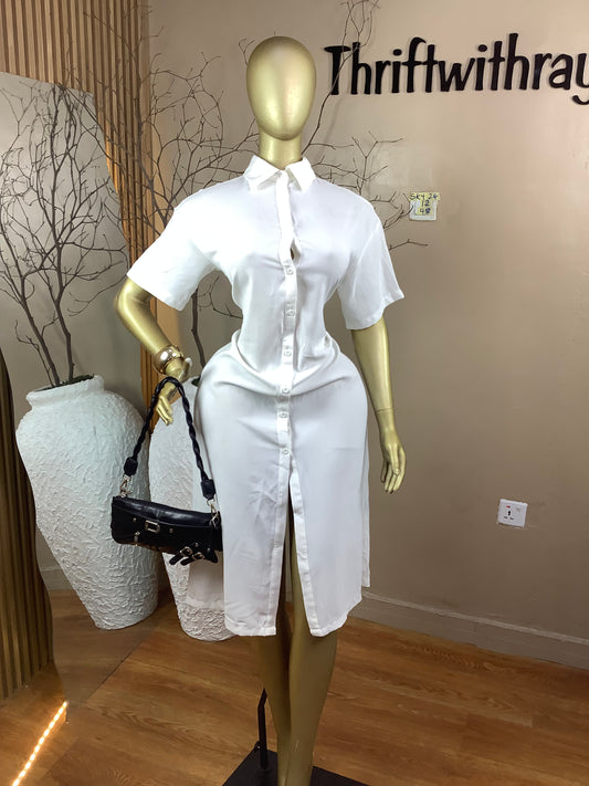SIZE12 SKY24 Length48(free dress)(white)