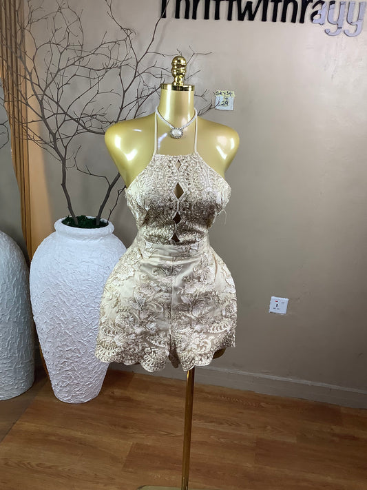 SIZE4 SKY34 Length29(Playsuit)