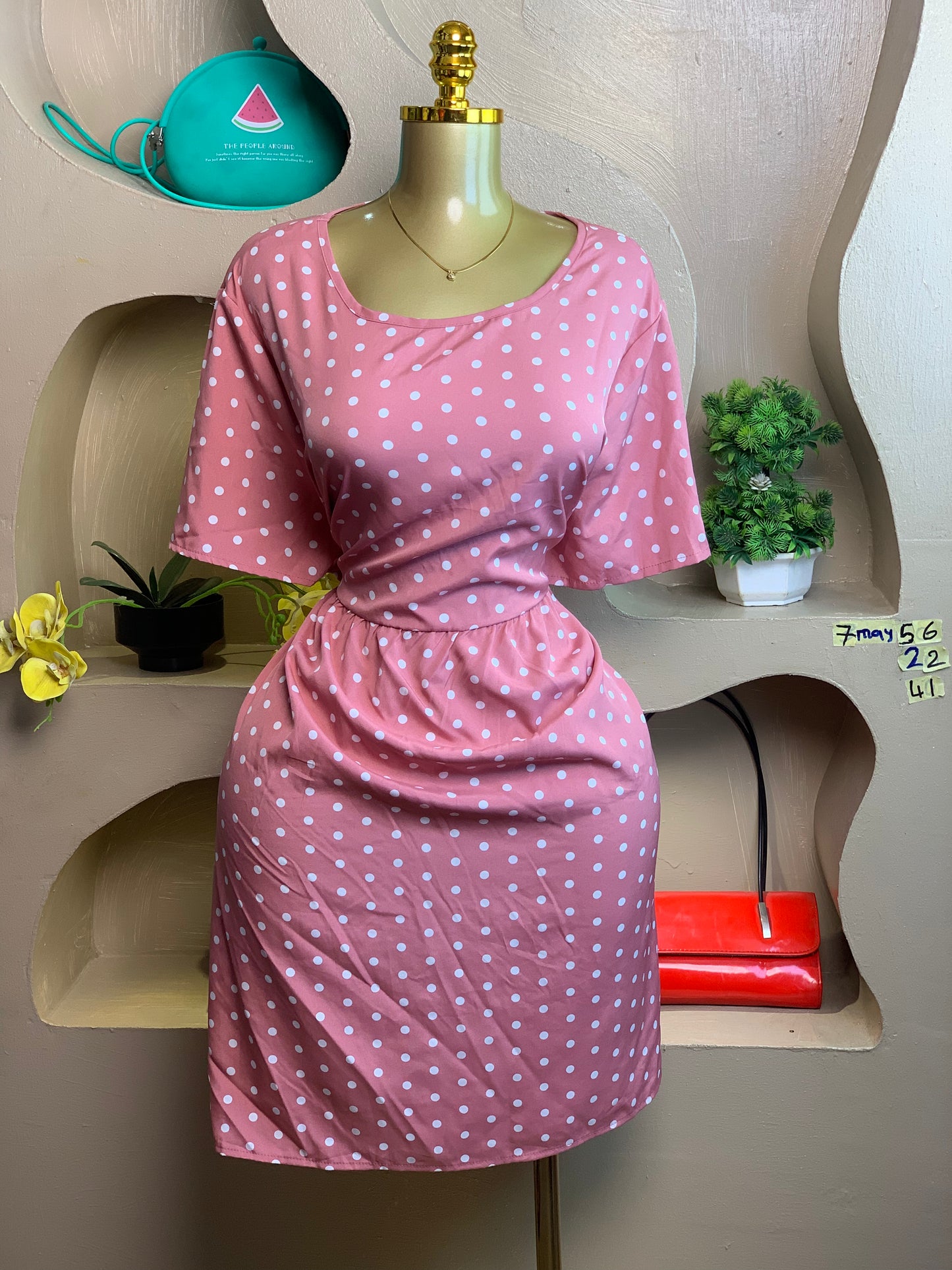 SIZE22 7MAY56 Length41 (polka dot)