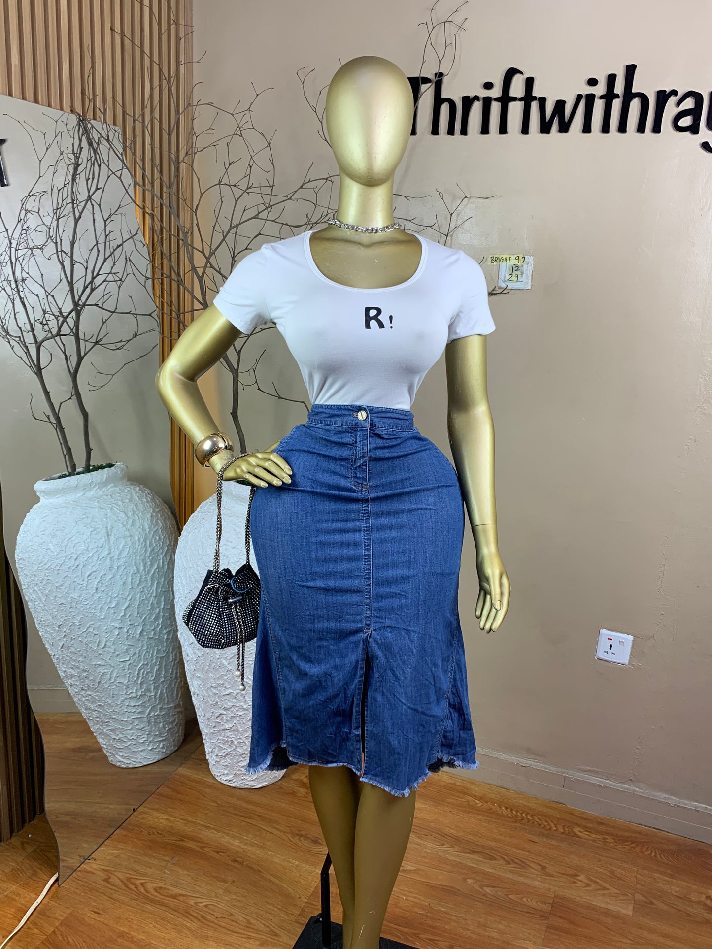 SIZE12 Bright92 Length29(Skirt only)