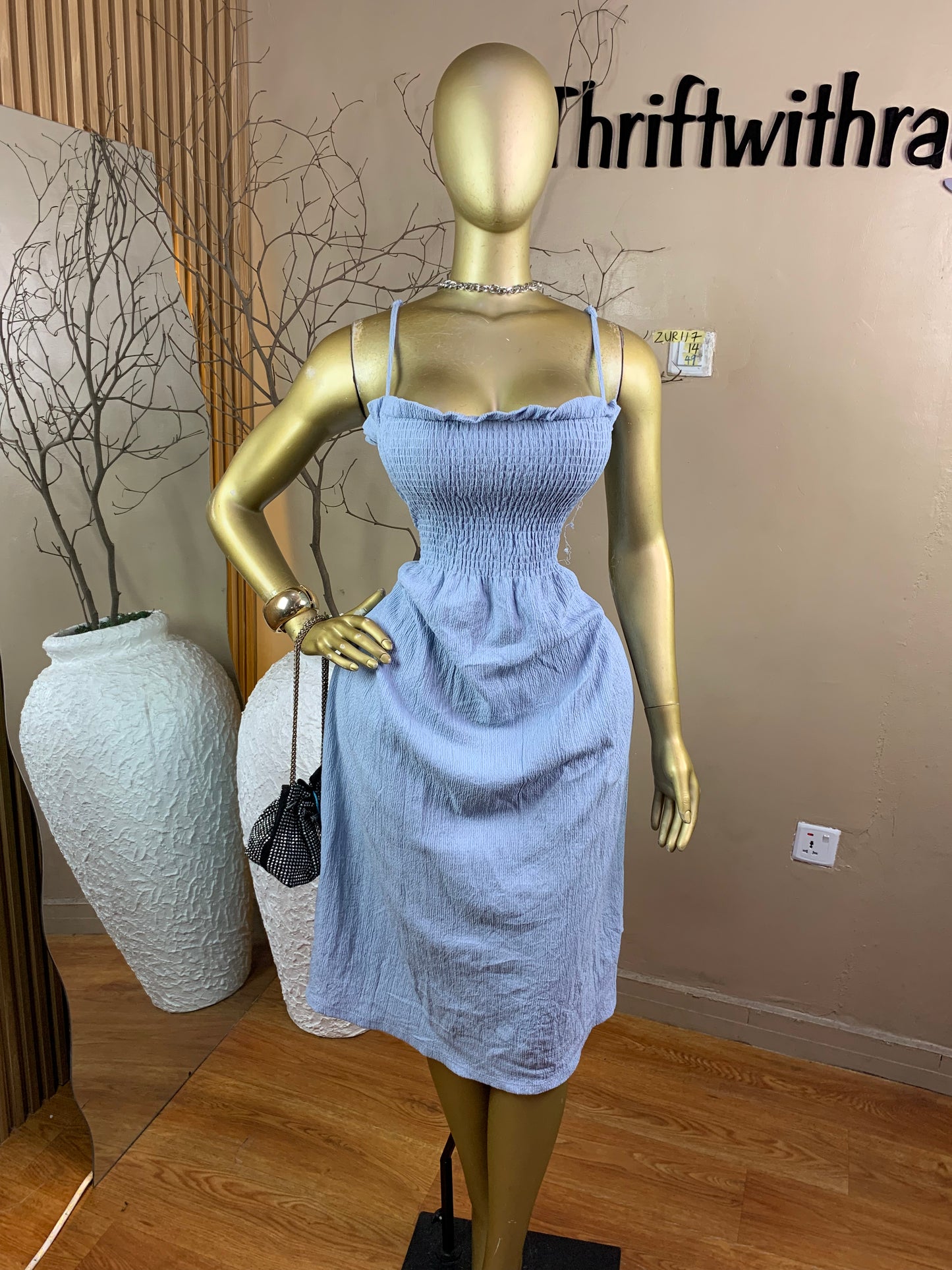 SIZE14 ZURI17 Length49(blue)