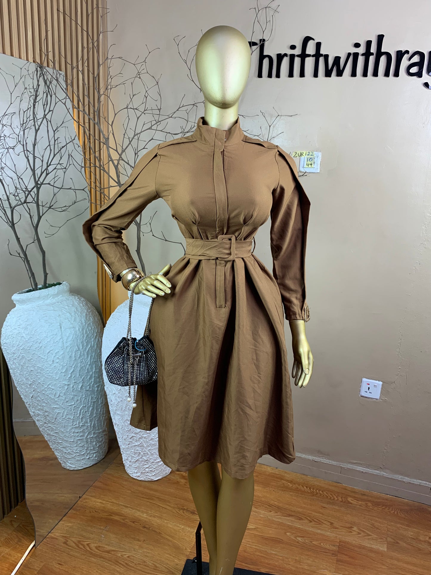 SIZE10 ZURI23 Length44(brown)
