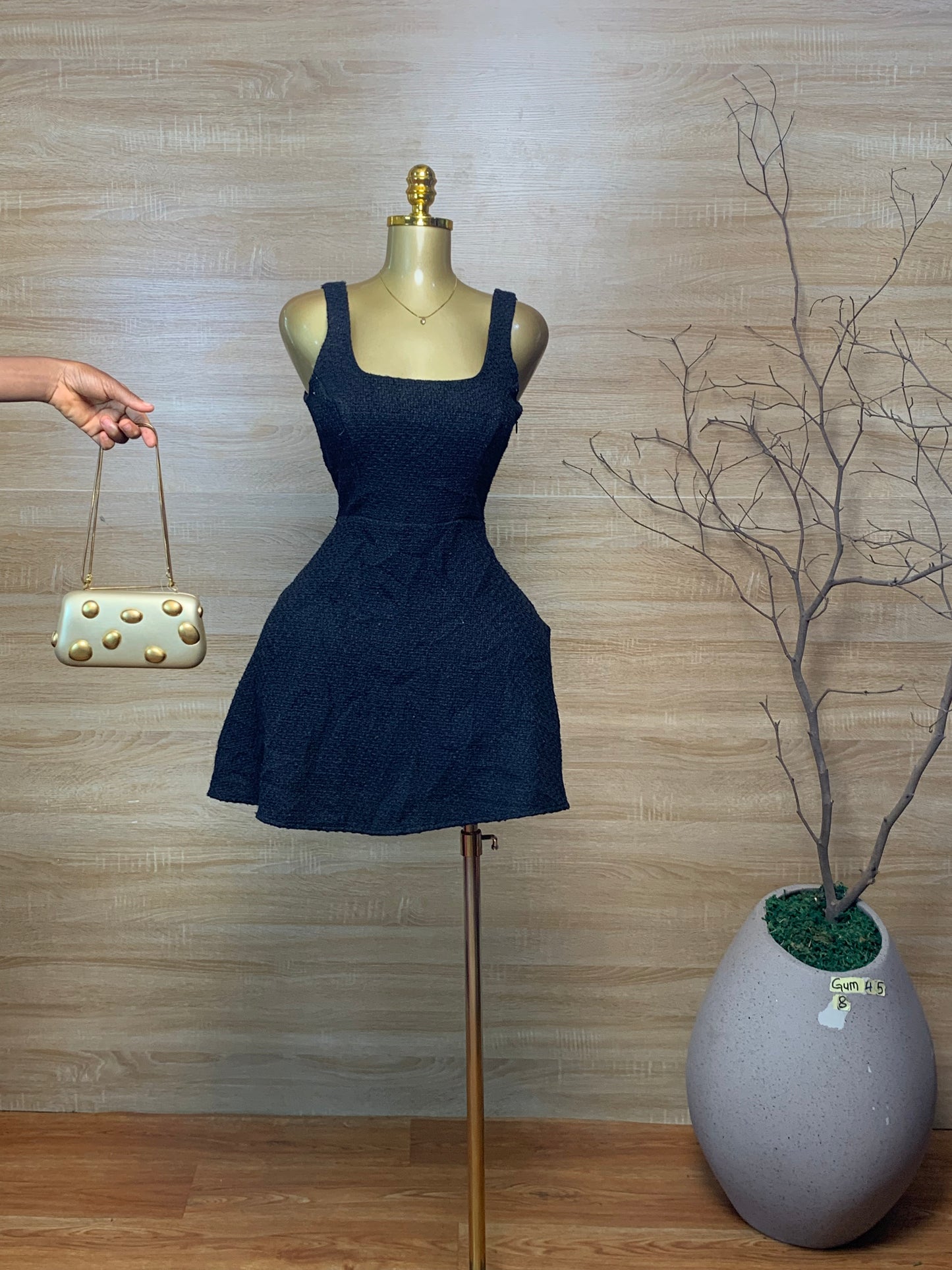 GUM45 SIZE8 Black DRESS