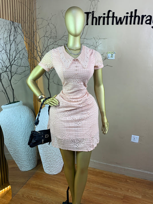 SIZE8 Chick26 Length41(Peach)(Stained)