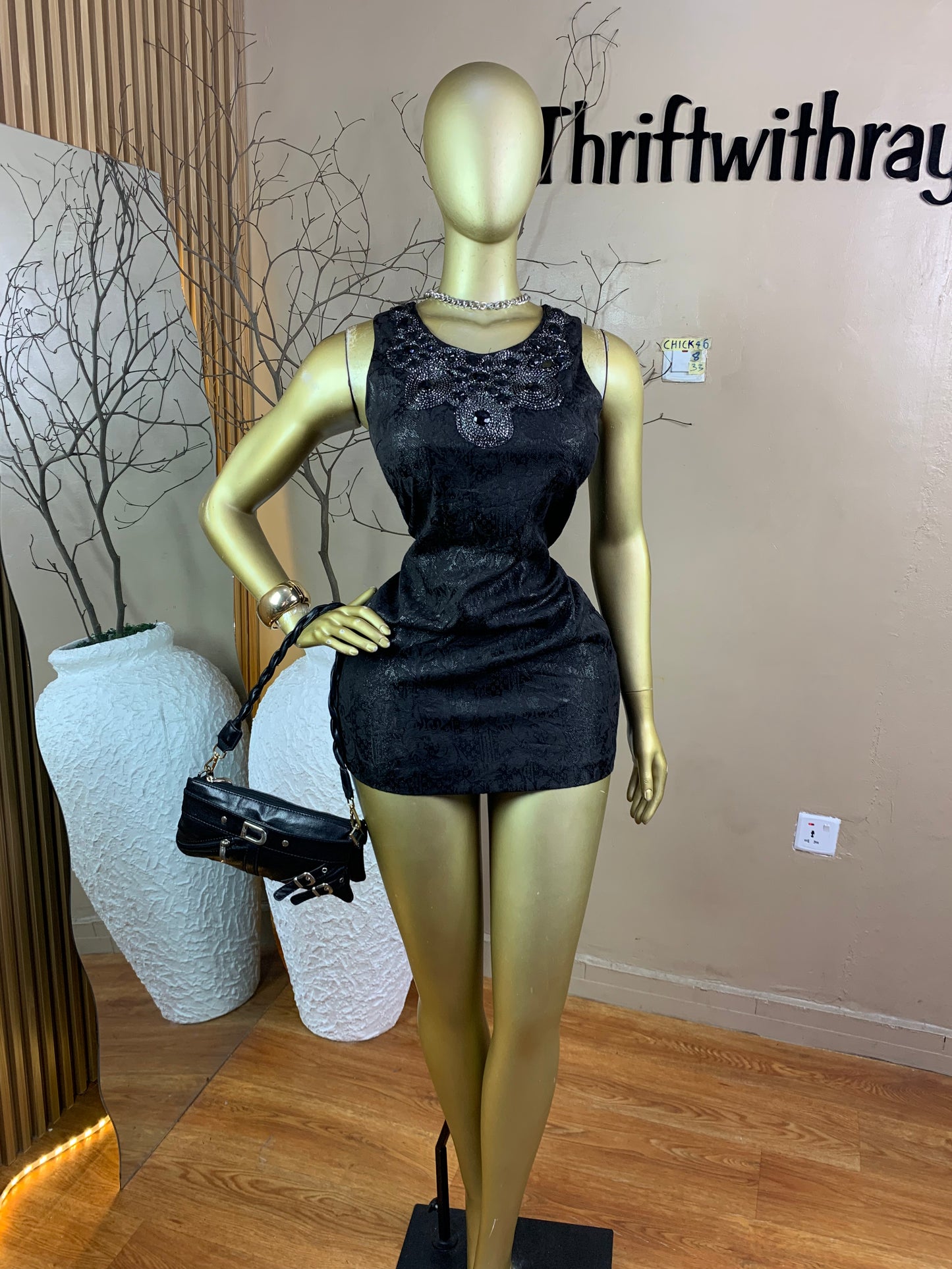 SIZE8 Chick46 Length33(Black)
