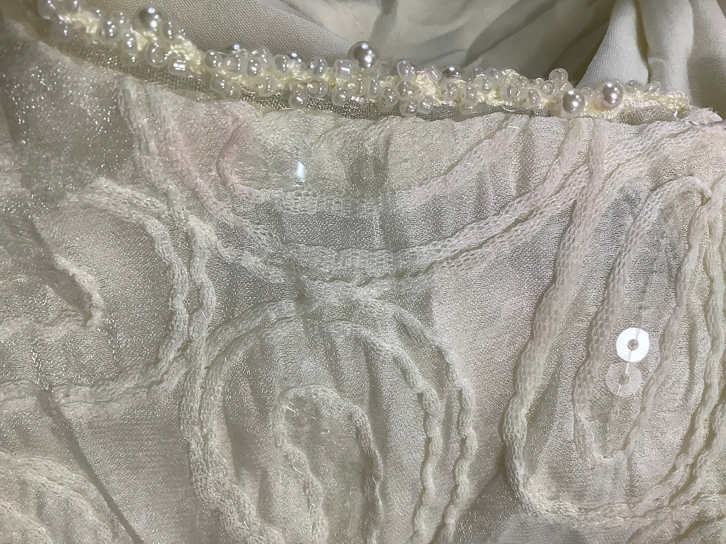 SIZE10 Slay10 Length36(White)(Little stain)