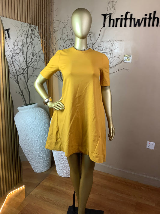 SIZE12 Slay14 Length37(Yellow)(Free dress)