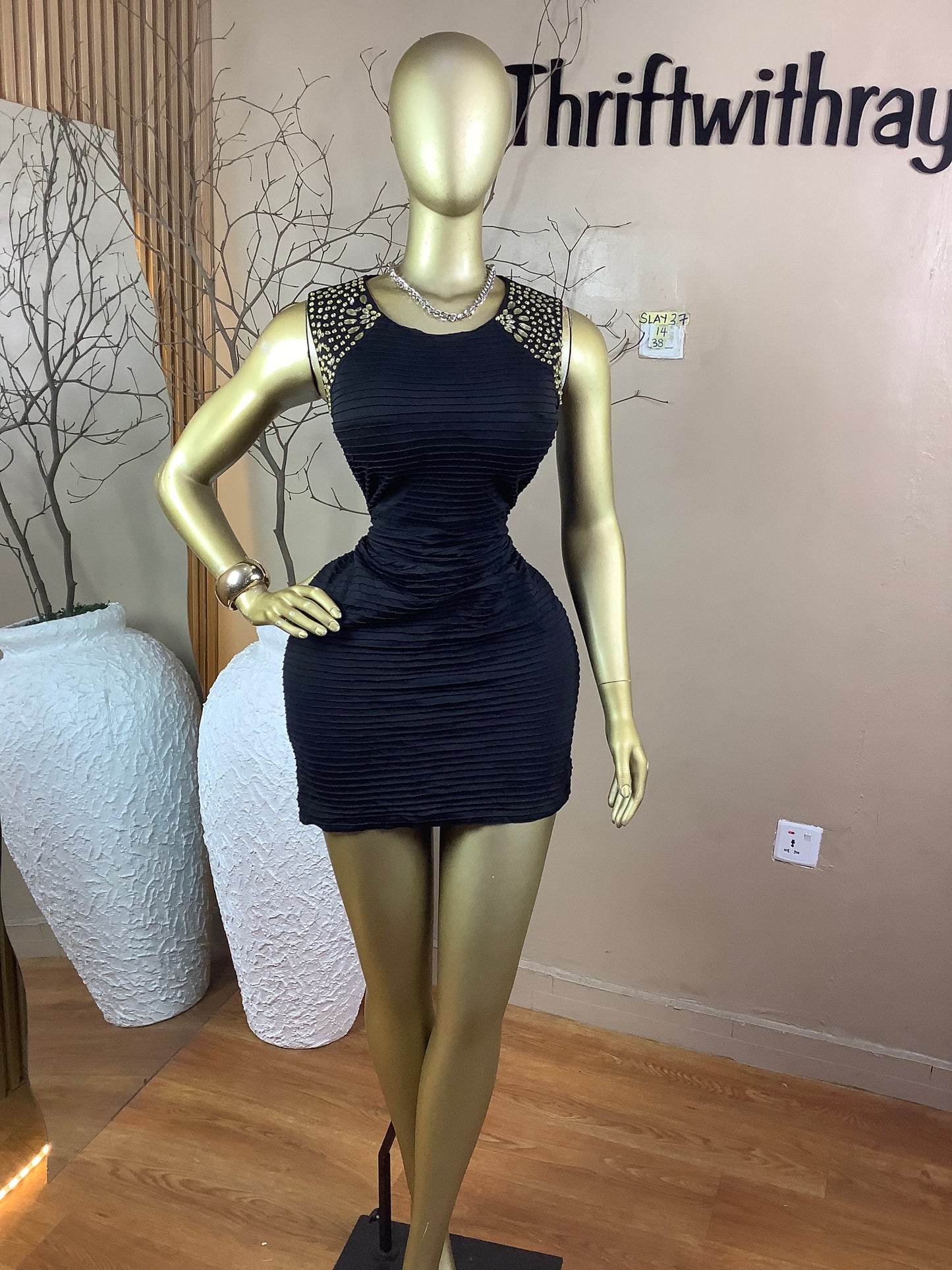 SIZE14 Slay37 Length38(Black)