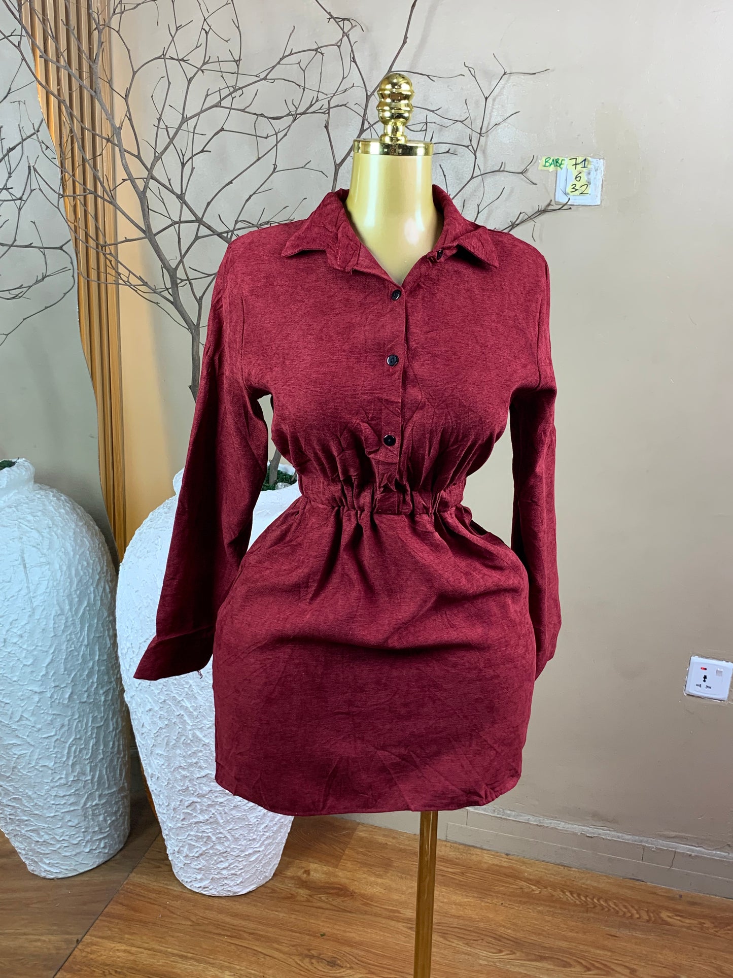 SIZE6 BABE71 Length32(Wine)