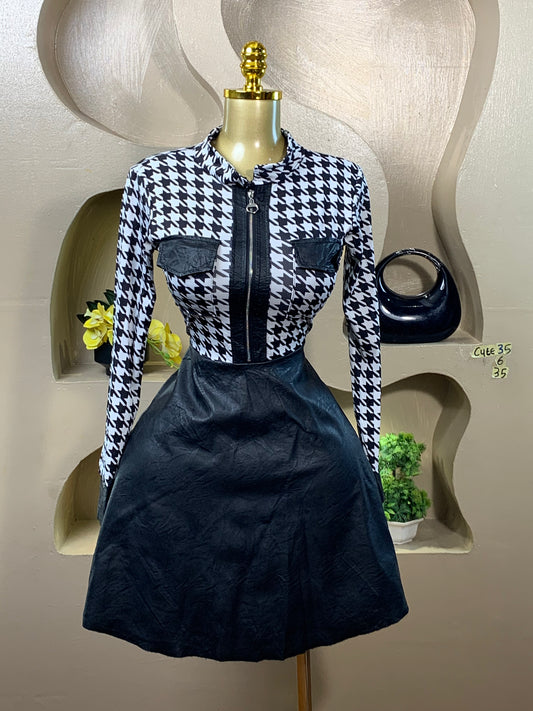 SIZE6 Cute35 Length35 (black&white)