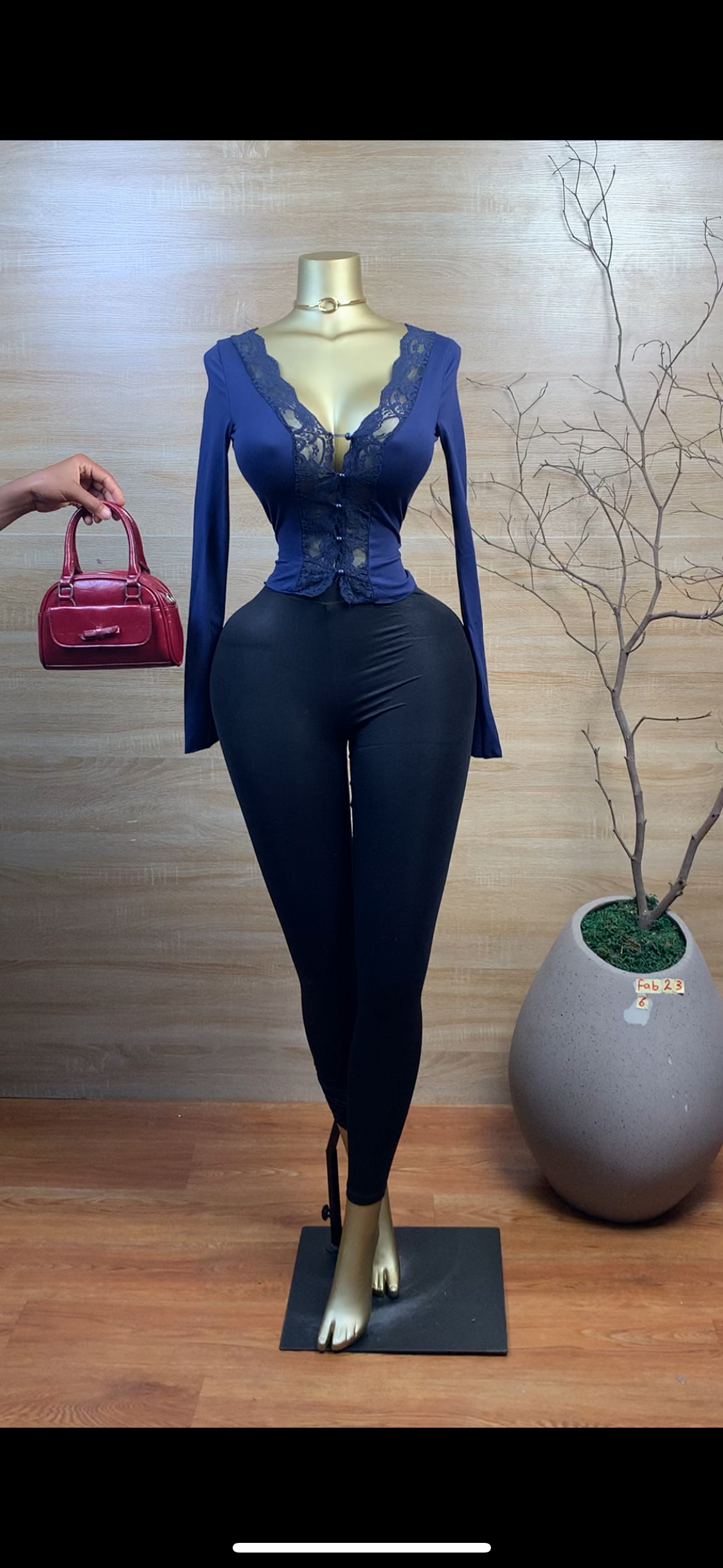 FAB23 SIZE6 Blue Top