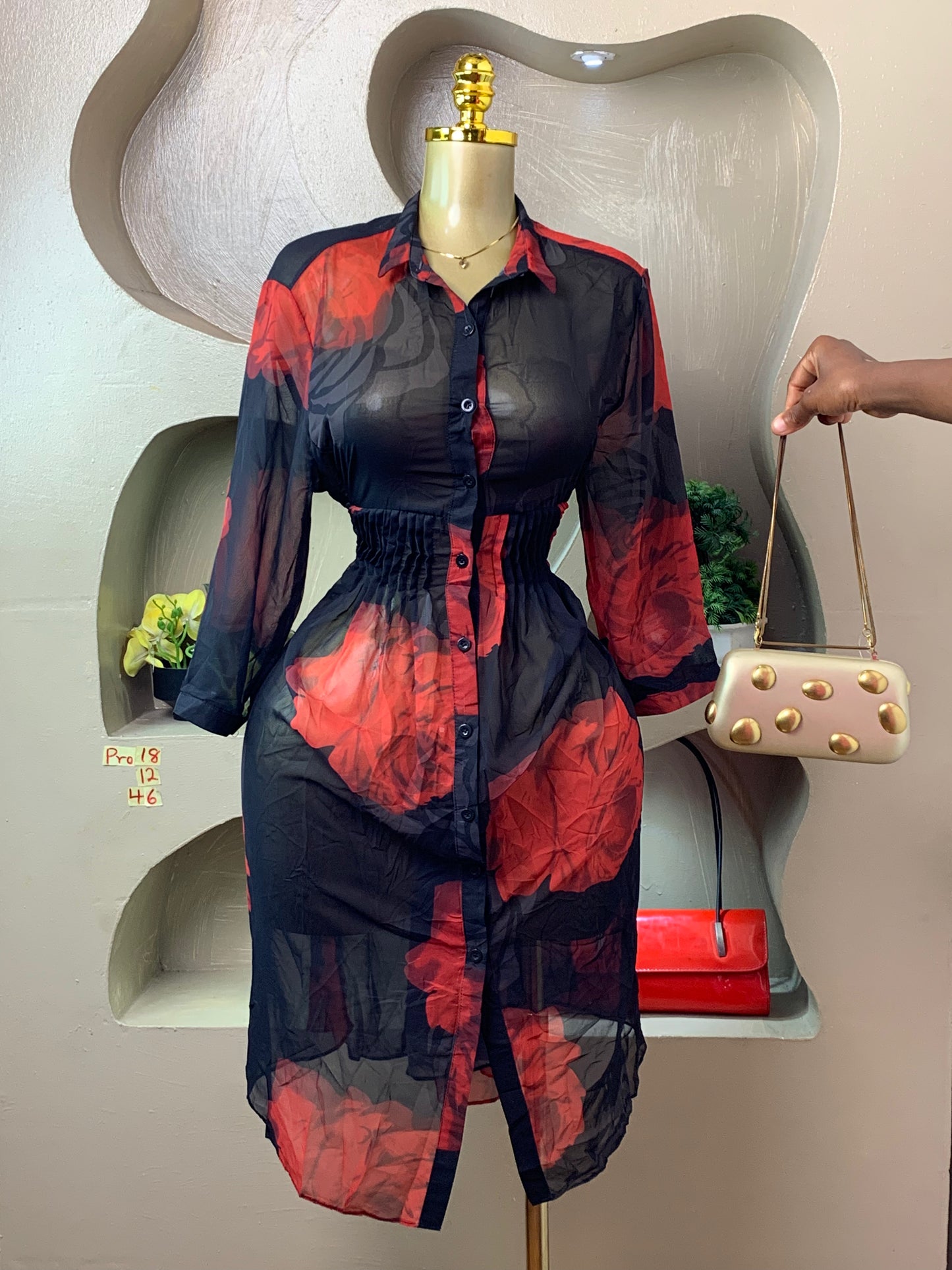 PRO18 SIZE12 DRESS Length46